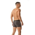 thumbnail image 5 of COOPLUS Men's Soft Waist Band Cotton Boxer Briefs, Black (5 Pack), 5 of 8