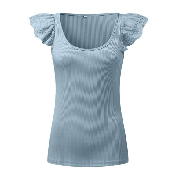 Aayomet Workout Tops Plus Size Tops for Women Raglan Striped Floral Color Block Camo Tunic Tie Dye Summer Round Neck Oversized Blouse,Blue M