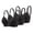 Black, variant on 3 Pack Wireless Comfortable Bra for Women Everyday Full Coverage V Neck Bras Ladies Support Push Up Bralettes, 36B/C-46B/C
