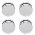 thumbnail image 4 of FRCOLOR Glass Fixing Clips 4Pcs Household Mirror Fixing Clips Practical Zinc Alloy Mirror Fixators Silver,1.02"X1.02"X0.51", 4 of 5