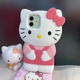 thumbnail image 2 of Sanrio 3D Stereoscopic Hello Kitty Cases For iPhone 15 14 13 12 11 Pro Max Mini XR XS 8 Plus Cartoon Soft Shockproof Back Cover RJ, 2 of 7