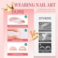 thumbnail image 3 of RAGUPEL 24Pcs Glue on Nails for Women,Glossy Design Stiletto Press on Nails,Dimensional Bow Press on Nails Long,Full Cover Nail Tips for Daily Life,Gatherings and Photo Shoots,Style1, 3 of 7