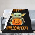 thumbnail image 1 of Manta de microfibra ultra suave YodA con estampado 3D de moda para todas las estaciones, para sofá, cama, manta cálida, perfecta para niños, adultos, regalo de cumpleaños familiar, 40 x 30 pulgadas, 1 of 5