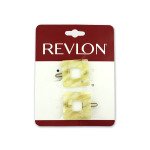 Square barrettes, pack of 2