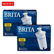 Brita Lot de 3 filtres pour pichet standard pour filtre de rechange pour pichet