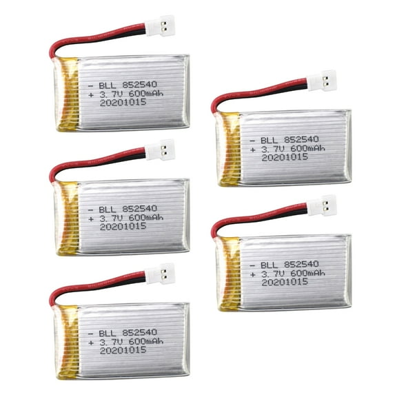 Zeiwohndc Li Batteries for SYMA X5C, X5SW, X5SC, X55 Quadcopters 3.7V 600mAh