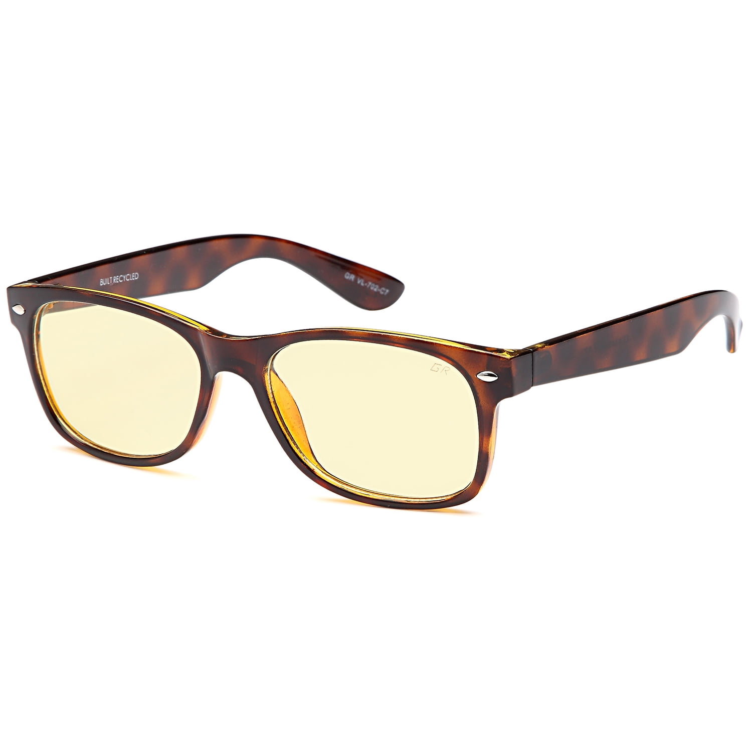 GAMMA RAY Vintage Style Anti Eye Strain Blue Light Filter Computer Glasses Blocks UV and Glare