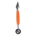 thumbnail image 2 of Dujiujun Double-end Ball Scoop Labor-saving Anti-deformed Sawtooth Design Melon Ball Spoon Household Supplies, 2 of 8