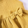thumbnail image 5 of CAUYDY Baby Girls Toddler Summer Outfit Short Sleeve T-shirt Elastic Waist Shorts 2 Piece Short Set Summer Pjs For 18-24 Months 2t 3t 4t 5t Summer Pjs Kids (Sizes 6-9 Months,F02-Yellow), 5 of 9