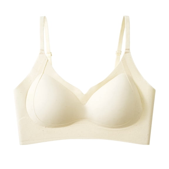 Bosfbaoi Womens Wireless Jelly Bras Comfortable Push Up Bra No Underwire Gel Bra Full Support Lift Everyday Seamless Tshirt Bras