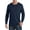 NAVY, variant on Harbor Bay by DXL Big and Tall Men's Long-Sleeve Wicking Henley Shirt, Black, 4XL