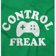 thumbnail image 2 of Control Freak Controller Geek Gamer Plus Size Crewneck Graphic Tee Shirt Brisco Brands 3X, 2 of 5