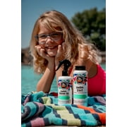 SoCozy Kids Swim 3-in-1 Shampoo Conditioner Body Wash for All Hair Types, with Activated Charcoal, 10.5 fl oz