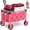 Pink, variant on Sekey Collapsible Foldable Wagon Cart 220 lb Capacity Folding Garden Wagon