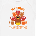 thumbnail image 4 of Inktastic My First Thanksgiving with Football Turkey Boys or Girls Baby Bodysuit, 4 of 5