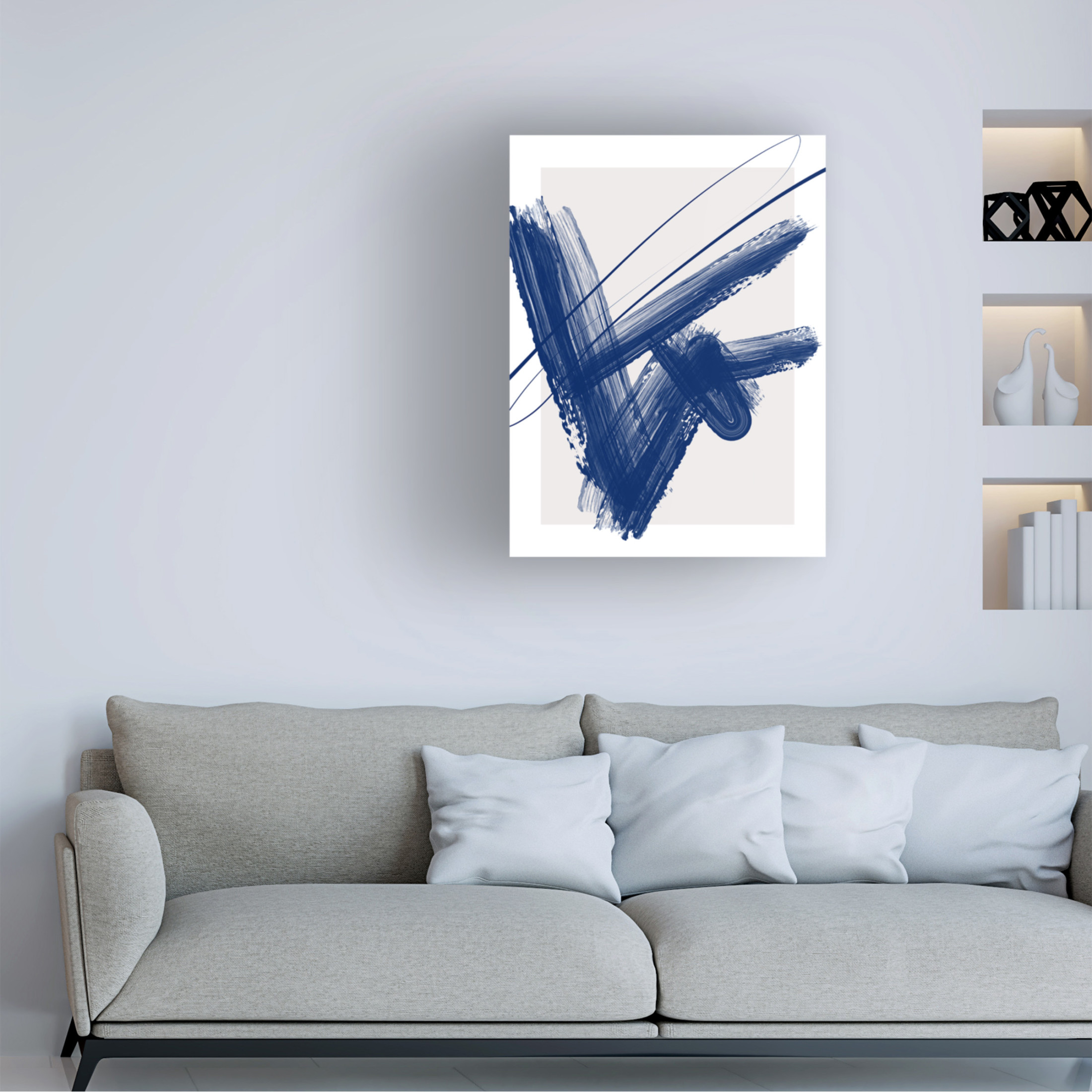 Trademark Fine Art Elena Ristova  Indigo26 Canvas Wall Art
