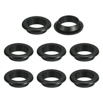 8Pcs Rubber Grommets, 35mm ID 40mm Drill Hole Hollow Firewall Hole Plugs, Black