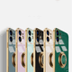 thumbnail image 4 of Apple iPhone 13 13Pro 13Pro Max 13 Mini Estuche Soporte para anillo Pata de cabra TPU Parachoques Estuche para teléfono con protección a prueba de golpes, Dark Night Green 13mini (5.4) WD.WDQZL electrónico, 4 of 6