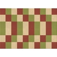 thumbnail image 1 of Ahgly Company Indoor Rectangle Patterned Mahogany Brown Area Rugs, 3' x 5', 1 of 6
