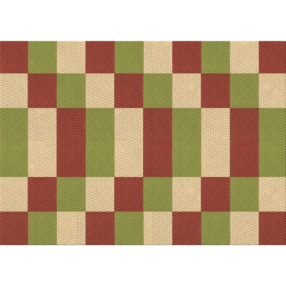 Ahgly Company Indoor Rectangle Patterned Mahogany Brown Area Rugs, 3' x 5'