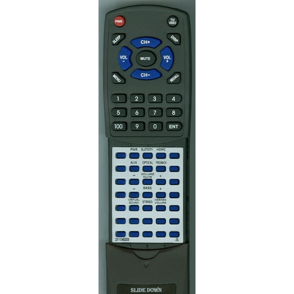 Replacement Remote for JBL CINEMA SB350, 231110482009, CINEMA SB250