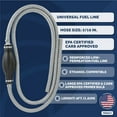 thumbnail image 3 of Five Oceans 5/16-Inch Marine Universal Outboard Motor Boat Fuel Line, 6-Foot Long, Leakproof, Reinforced EPA/CARB, Compatible with 
Ethanol Blended Fuels - FO4517, 3 of 9