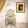 thumbnail image 3 of Dean Russo Collection 25x32 Gold Ornate Wood Framed with Double Matting Museum Art Print Titled - Huskys Eye, 3 of 4