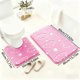 thumbnail image 1 of Juego de 2 alfombrillas de baño antideslizantes con efecto luminoso, decoración de baño súper suave y altamente absorbente, 1 of 2