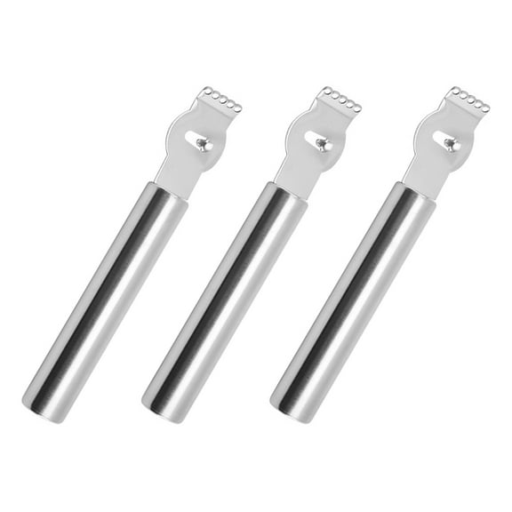 Worgeous Stainless Steel Lemon Slicer for Kitchen Use Portable and Easy to Clean Silver 3pcs