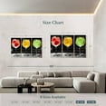 thumbnail image 3 of Elephant Stock Fruity Cocktails Wall Art - Horizontal Multi Panel Canvas - Living Room Wall Decor - Food And Drink Multi Panel - Black And Green Decor - 74" x 48", 3 of 4