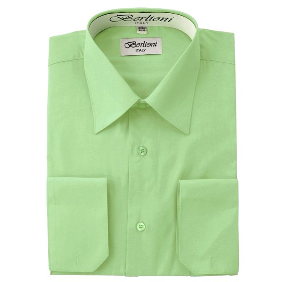 Men's Solid Color Dress Shirt