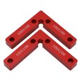 thumbnail image 2 of Right Angle Clamp, 90 Degree Positioning Square Aluminum Alloy 100x100mm High Accuracy  For Woodworking, 2 of 8