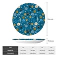 thumbnail image 2 of Salouo Cute Colorful Owls And Trees Pattern Bone China Decorative Plate,Holiday Decor Decorative Ceramic Plates with Stand Elegant Home DéCor for Hallway/Living Room/Bedroom-8in, 2 of 6