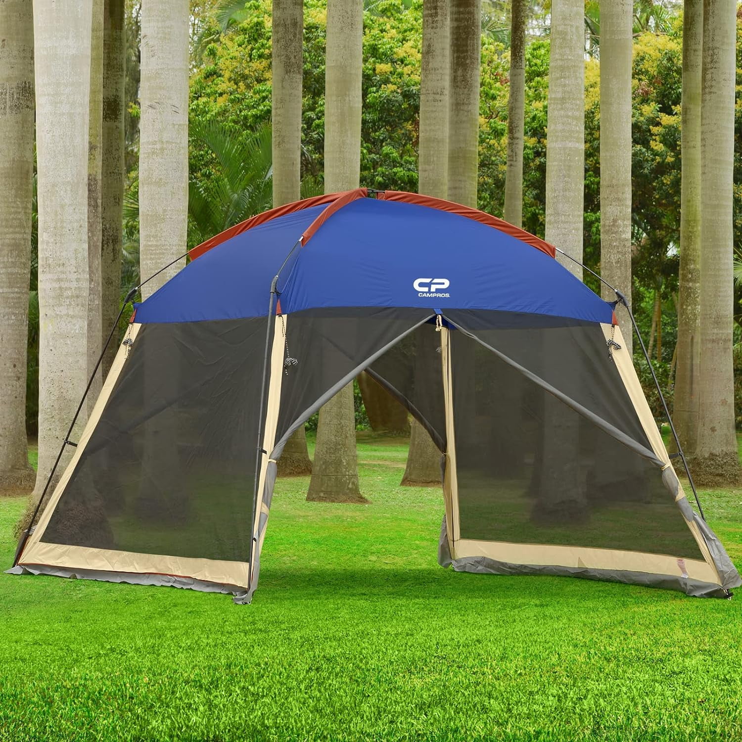 CAMPROS Screen House Room Camping Tent 12 x 12 Ft Canopy Tent Screen Shelter Gazebos Outdoor
