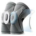 thumbnail image 1 of Knee Pain Pads, Ultra Knee Elite Knee Compression Cuff Silicone and Spring Support, Medical Grade Knee Patella Protector （a pair）L, 1 of 5