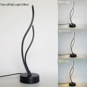 Spiral Design LED Table Lamp-Double Twisted Table Lamp Bedside Lamp