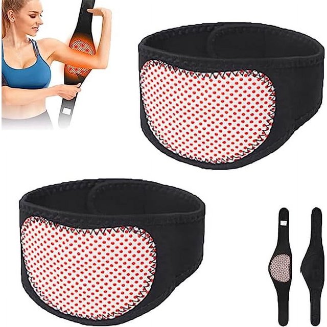 Recortadores de brazos para hombres y mujeres, Recortadores de brazos para brazos flácidos, Recortadores de brazos ajustables con forma de acupresión y autocalentamiento de turmalina para br