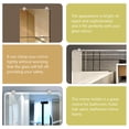 thumbnail image 3 of 4pcs Mirror Mount Clips Mirror Floating Glass Clip Wall-mounted Mirrors Bracket, 3 of 9