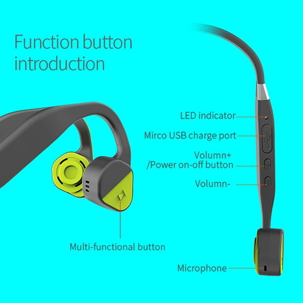 Vidonn F1 Titanium Bone Conduction Headphones Wireless Earphone