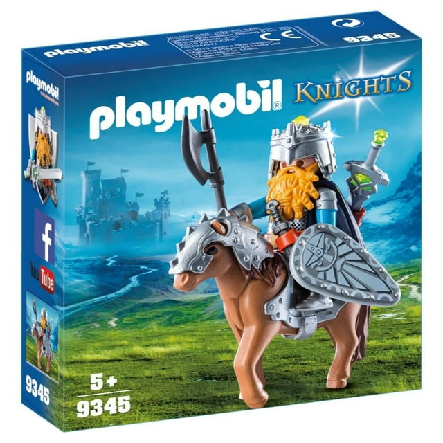 Set Playmobil Knights Enano con Pony 15 Piezas