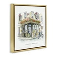 thumbnail image 3 of Stupell Industries London England Street Corner Architecture Painting Gold Floater Framed Canvas Art Print Wall Art, 18 x 18, 3 of 9