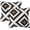 Aztec, variant on Rustic Aqua and White Buffalo Check Plaid Throw Pillows Farmhouse Decorative Throw Pillow Case Indoor Outdoor Cushion Cover Line Pillowcase for Couch Living Room Bedroom 18 x 18 Inch Set of 2