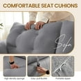 thumbnail image 5 of Aukfa Oversize Lazy Sofa Couch, Queen Size Foldable Sleeper Sofa Bed for Living Room/Playroom, Gray, 5 of 8
