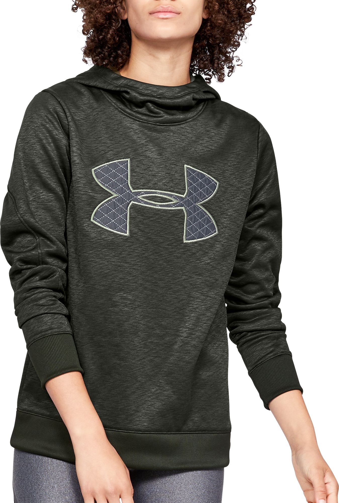 under armour women's armour fleece big flag logo hoodie