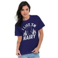 thumbnail image 4 of Like 'Em Hairy Bigfoot Legend Hoax Women's Plus Size Graphic Tee Brisco Brands 5X, 4 of 5