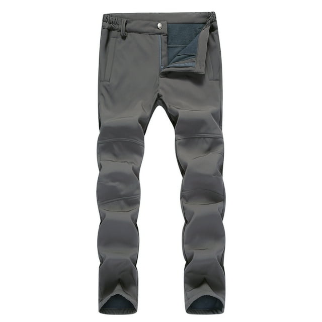Yaoyar Men's Hiking Cargo Pants Joggers Outdoor Travel Pants Button Zipper Pocket Cargo Pants