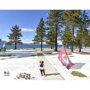 Bernie the St. Bernard Colorado Avalanche Unsigned 2021 Outdoors at Lake Tahoe Photograph
