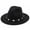 Black, variant on Cowgirl Hats Women Leather Cowboy Hat Blue Cowboy Hats Country Outfits for Men One Size