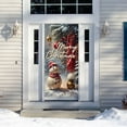 thumbnail image 4 of Uxgjfwu Christmas Door Curtain Holiday Decor Background Cover for Indoor Outdoor Scene Layout, Party Festival Doorway Decoration, 4 of 6