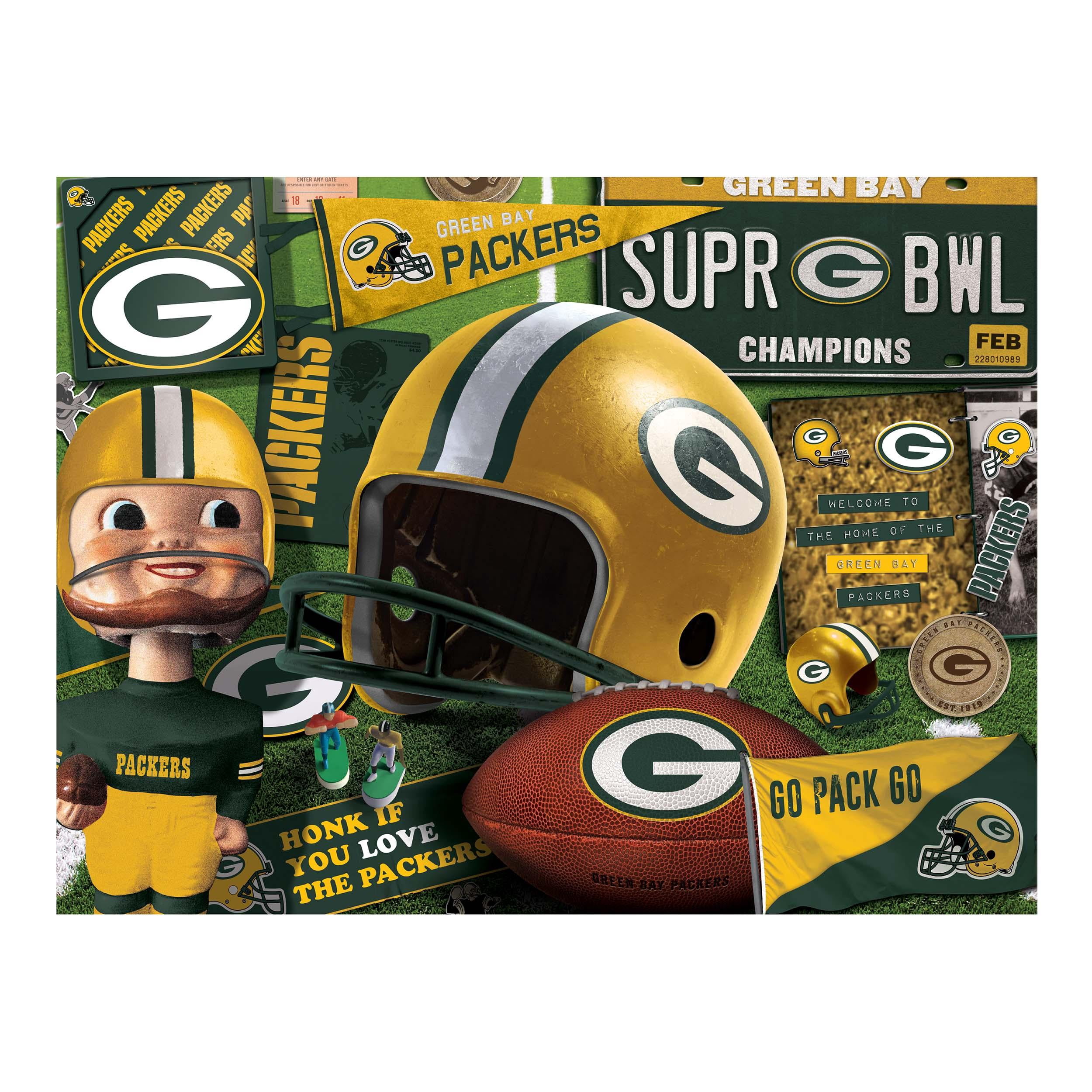 YouTheFan NFL Green Bay Packers Retro Series Puzzle – 500 PC